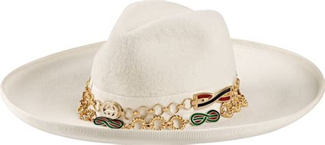 gucci cowboy hat lyrics|white double chain cowboy hat.